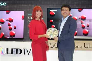 Hisense 4K Laser TV L5 Won User Experience Gold Award