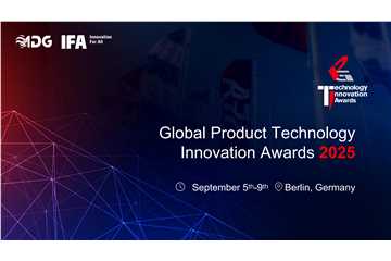 IFA 2025 Innovation Leads the Future, The Global Product Technology Innovation Awards 2025 Announced